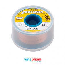 Cuộn dây hút thiếc dài 20m Goot Wicks CP-30B phi 3mm